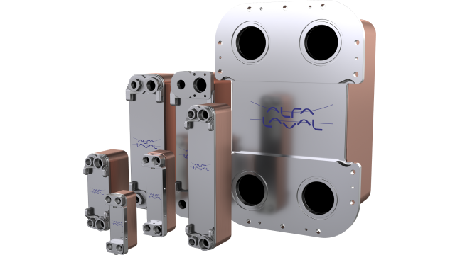 專業油冷器-DOC系列銅釬焊板式換熱器-Professional oil cooler-DOC series copper brazed plate heat exchanger
